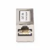 StarTech.com Acoplador RJ45 apantallado, acoplador Cat6a en línea, conector hembra a conector hembra (F/F), asignación de pines T568B, extensión de cable Ethernet apantallado