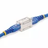 StarTech.com Acoplador RJ45 apantallado, acoplador Cat6a en línea, conector hembra a conector hembra (F/F), asignación de pines T568B, extensión de cable Ethernet apantallado