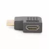 Adaptador HDMI 2.0 en ángulo recto StarTech.com, conector macho a conector hembra, ahorrador de puerto HDMI en ángulo horizontal de 90 grados, 4K 60Hz, extensión de conexión HDMI de alta velocidad, M/H
