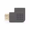 Adaptador HDMI 2.0 en ángulo recto StarTech.com, conector macho a conector hembra, ahorrador de puerto HDMI en ángulo horizontal de 90 grados, 4K 60Hz, extensión de conexión HDMI de alta velocidad, M/H