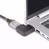Adaptador HDMI 2.0 en ángulo recto StarTech.com, conector macho a conector hembra, ahorrador de puerto HDMI en ángulo horizontal de 90 grados, 4K 60Hz, extensión de conexión HDMI de alta velocidad, M/H