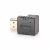 Adaptador HDMI 2.0 en ángulo descendente StarTech.com, conector macho a conector hembra, ahorrador de puerto HDMI en ángulo vertical de 90 grados, 4K 60Hz, extensión de conector HDMI de alta velocidad, M/H