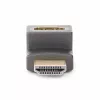 Adaptador HDMI 2.0 en ángulo descendente StarTech.com, conector macho a conector hembra, ahorrador de puerto HDMI en ángulo vertical de 90 grados, 4K 60Hz, extensión de conector HDMI de alta velocidad, M/H
