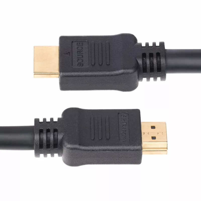 Cable HDMI 2.0 activo StarTech.com de 15 m (49,2 ft), CMP, certificado Plenum, cable HDMI de alta velocidad, 4K 60Hz, HDR10/HDCP 2.2/ARC, cable HDMI CMP para empotrar en pared