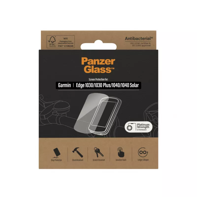 Protector de pantalla PanzerGlass para Garmin Edge 1030 1040 antirreflejo vidrio templado