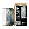 Protector de pantalla PanzerGlass SAFE. by ® con marco negro iPhone 16 Pro | Ultra-Wide Fit