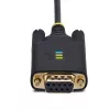 Cable adaptador serie USB a módem nulo StarTech.com de 2 m, almacenamiento COM, FTDI, USB-A a DB9 RS232, tornillos/tuercas DB9 reemplazables, Windows/macOS/Linux