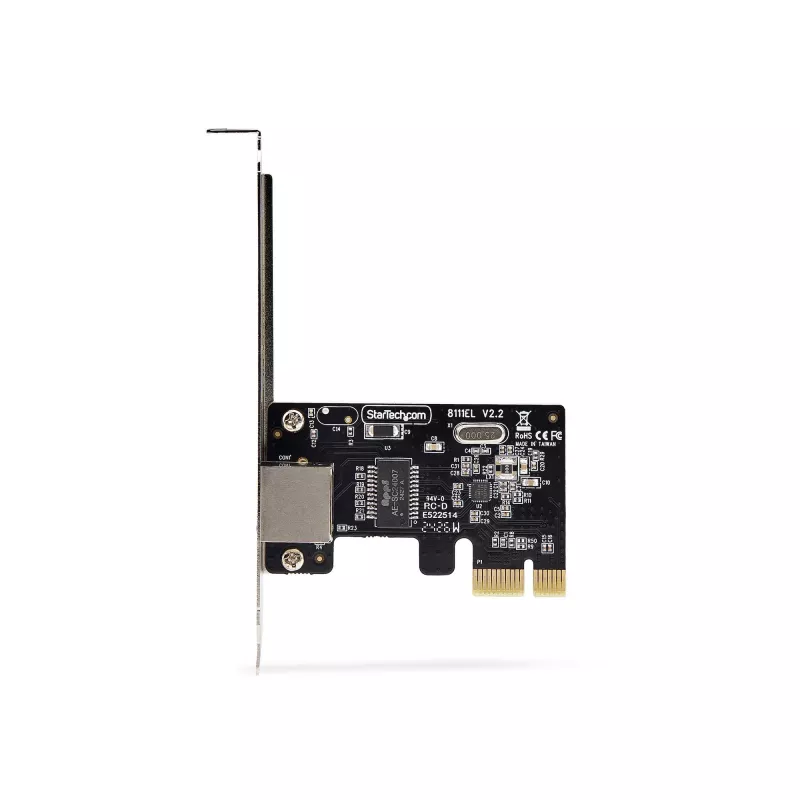 Tarjeta de red Gigabit PCIe de 1 puerto StarTech.com, tarjeta LAN PCI Express 10/100/1000 Mbit/s, NIC, Realtek RTL8111H, compatible con Windows y Linux, conforme a TAA