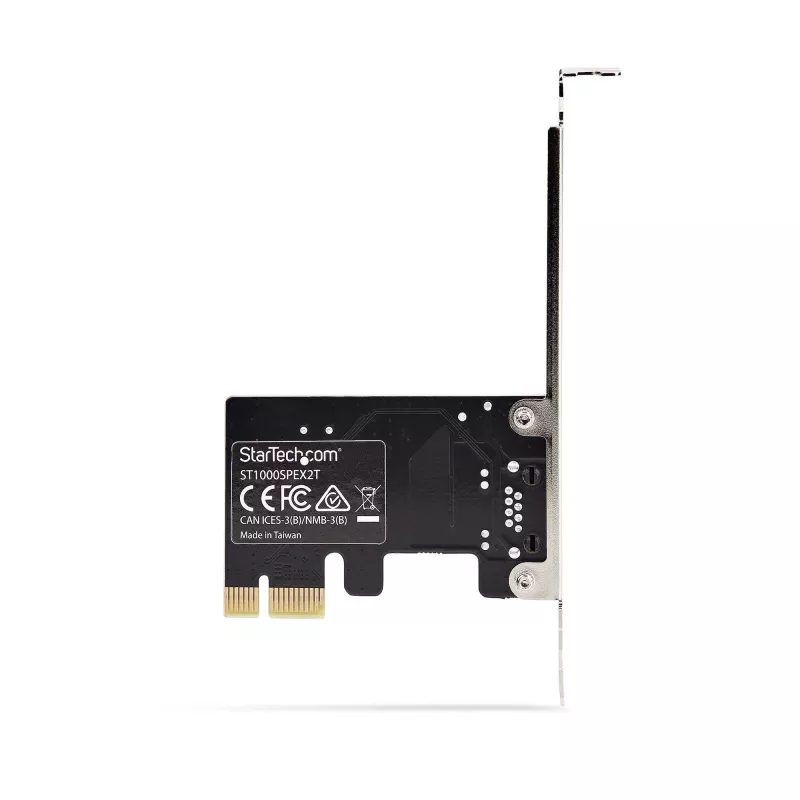 Tarjeta de red Gigabit PCIe de 1 puerto StarTech.com, tarjeta LAN PCI Express 10/100/1000 Mbit/s, NIC, Realtek RTL8111H, compatible con Windows y Linux, conforme a TAA