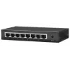 Switch de oficina Fast Ethernet de 8 puertos Intellinet, tamaño sobremesa, metal, IEEE 802.3az (Ethernet de bajo consumo), caja