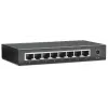 Switch de oficina Fast Ethernet de 8 puertos Intellinet, tamaño sobremesa, metal, IEEE 802.3az (Ethernet de bajo consumo), caja