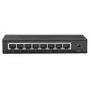 Switch de oficina Fast Ethernet de 8 puertos Intellinet, tamaño sobremesa, metal, IEEE 802.3az (Ethernet de bajo consumo), caja