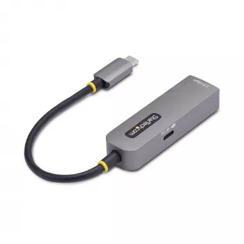 Adaptador USB-C a Ethernet 2.5GbE StarTech.com, 100W PD Passthrough, NIC NBASE-T, red multi-velocidad USB 3.0 Type-C 2.5/1G, compatible con Thunderbolt, Windows y Mac
