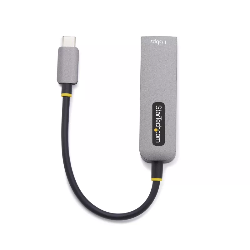 Adaptador USB-C a Ethernet StarTech.com, NIC, 100W PD Passthrough, adaptador de red multi-velocidad USB 3.0 Type-C 1 Gbit/s, compatible con Thunderbolt, Windows y Mac