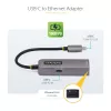 Adaptador USB-C a Ethernet StarTech.com, NIC, 100W PD Passthrough, adaptador de red multi-velocidad USB 3.0 Type-C 1 Gbit/s, compatible con Thunderbolt, Windows y Mac