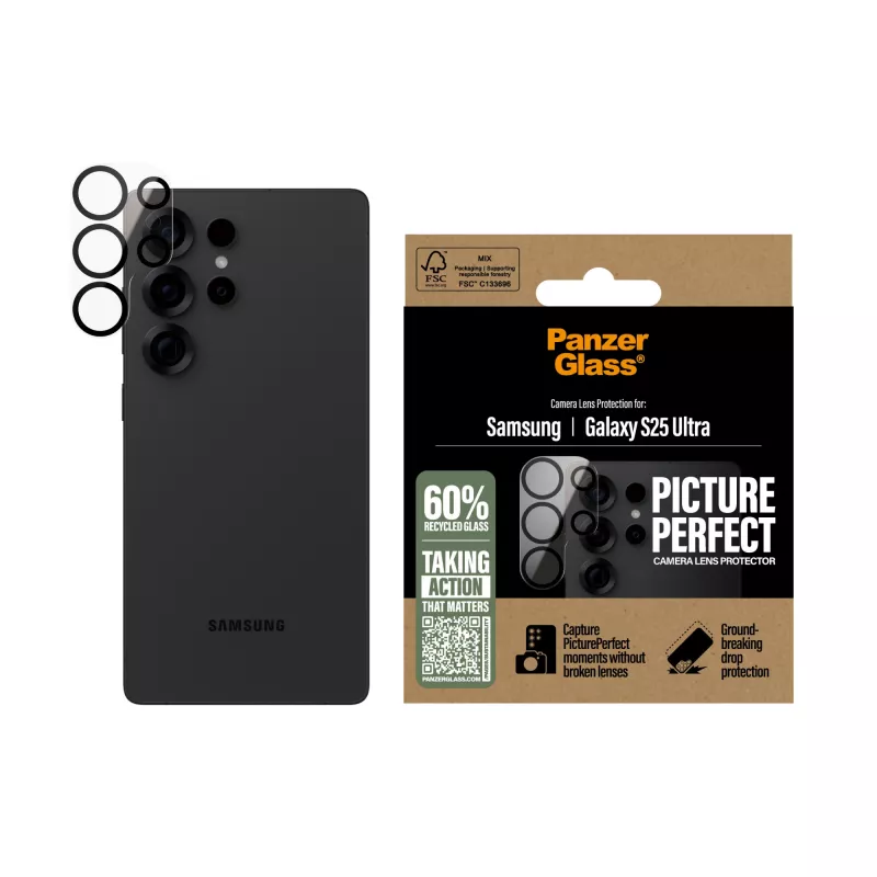 PanzerGlass ® PicturePerfect protector de lente de cámara Samsung Galaxy S25 Ultra