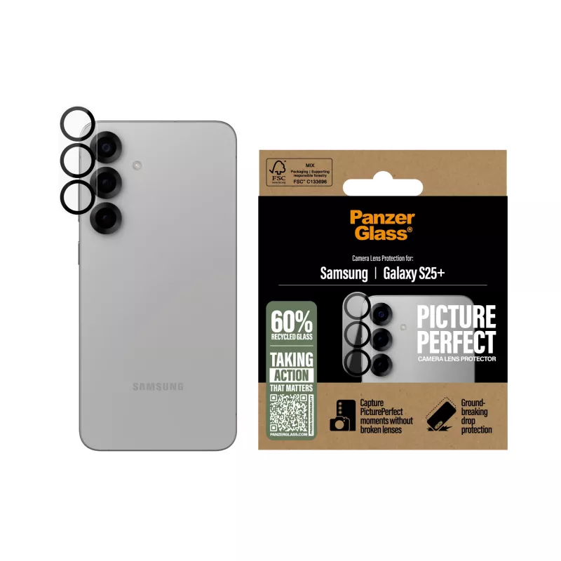 PanzerGlass ® PicturePerfect protector de lente de cámara Samsung Galaxy S25+