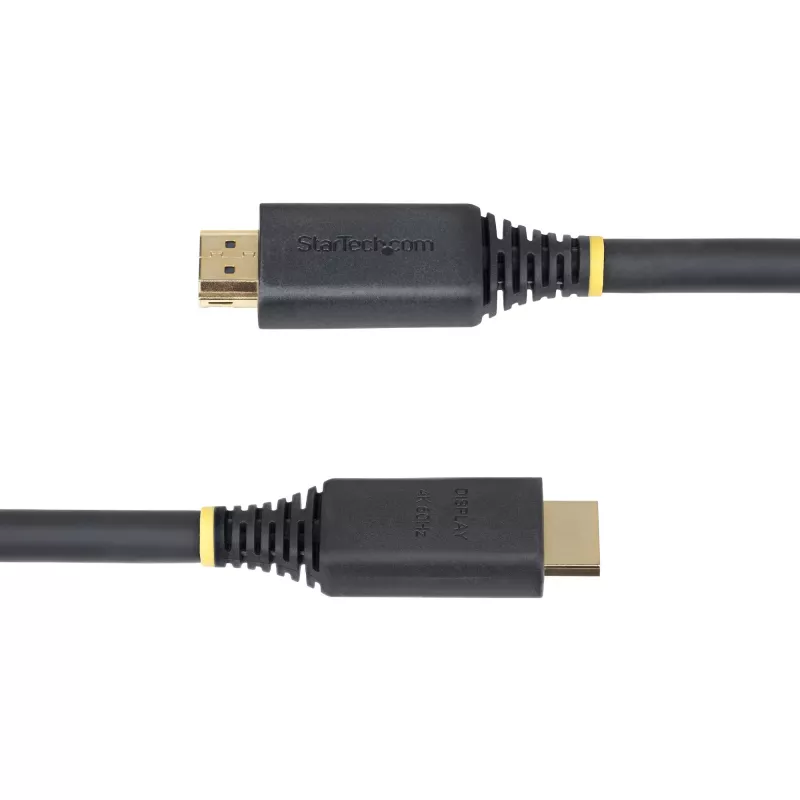 StarTech.com cable HDMI de alta velocidad activo de 15m (49.2ft), 4K 60Hz/1440p 144Hz, HDR10/HDCP 2.2/ARC, 18Gbps, cable HDMI 2.0 UHD para TV/monitor/pantalla, funda de TPE
