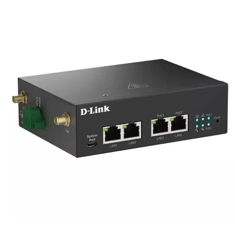 Módem 5G D-Link DWM-314-GP con 5G NR, LTE fallback y puerto WAN Ethernet