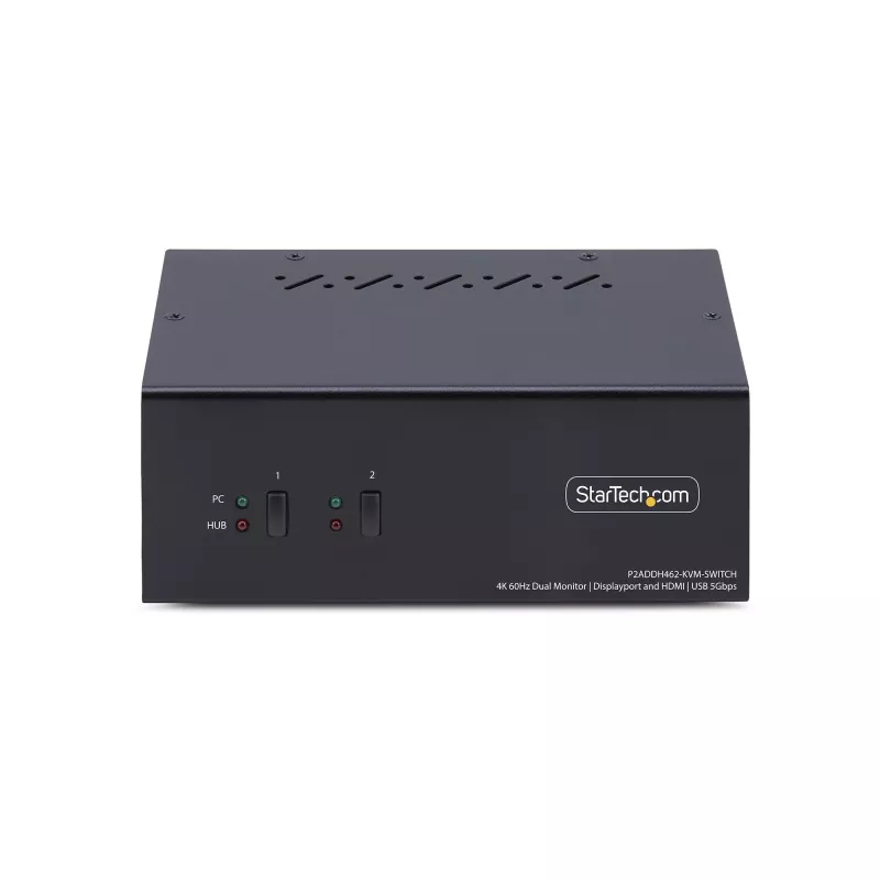 StarTech.com P2ADDH462-KVM-SWITCH conmutador KVM negro