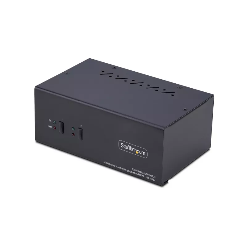 StarTech.com P2ADDH462-KVM-SWITCH conmutador KVM negro