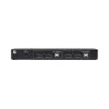 StarTech.com conmutador KVM DisplayPort de 2 puertos para doble monitor con matriz de vídeo Dual View, 4K 60Hz, 4 puertos USB hub, conmutación por tecla de acceso rápido, KVM matriz DP 1.2, conforme TAA