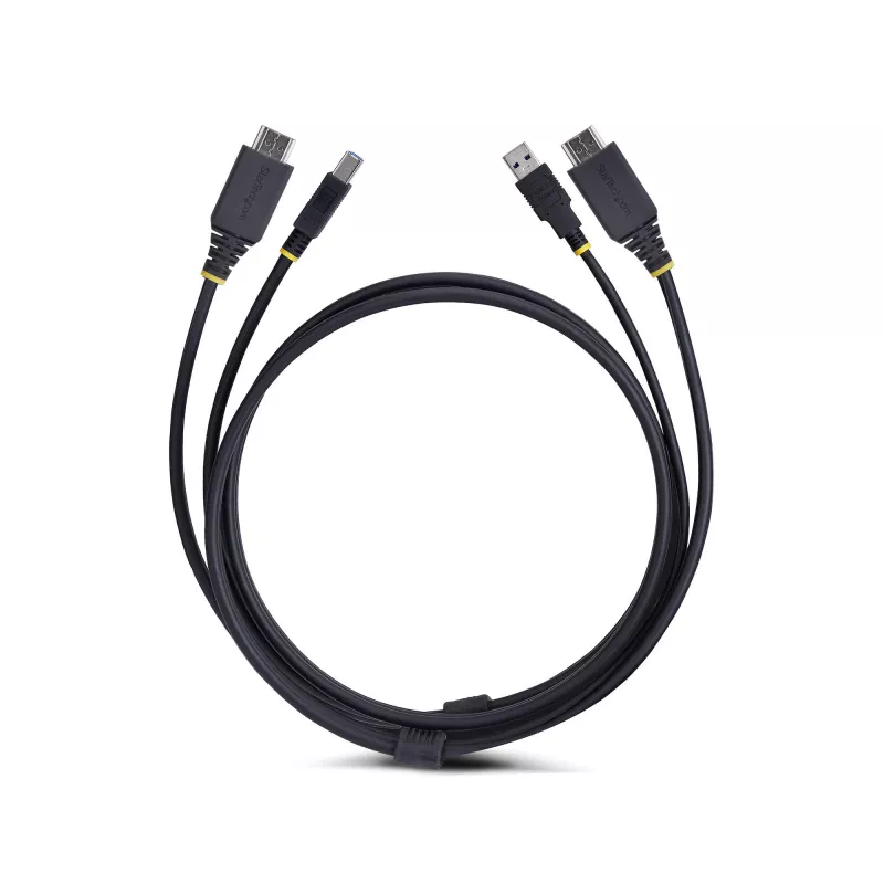 StarTech.com cable KVM HDMI y USB 5Gbit/s de 10ft (3m), 4K 60Hz, cable combinado HDMI 2.0 y USB para conmutadores KVM