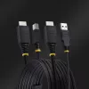 StarTech.com cable KVM HDMI y USB 5Gbit/s de 10ft (3m), 4K 60Hz, cable combinado HDMI 2.0 y USB para conmutadores KVM