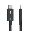StarTech.com cable Thunderbolt 5 de 2.6ft (80cm), 80 Gbit/s/ hasta 120 Gbit/s, 240 W PD, 8K 60 Hz, cable Thunderbolt certificado – compatible con Thunderbolt 4/USB4/USB-C