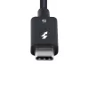 StarTech.com cable Thunderbolt 5 de 2.6ft (80cm), 80 Gbit/s/ hasta 120 Gbit/s, 240 W PD, 8K 60 Hz, cable Thunderbolt certificado – compatible con Thunderbolt 4/USB4/USB-C