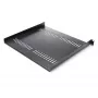 StarTech.com bandeja para rack de servidor 1U – bandeja en voladizo universal ventilada para rack y armario de equipos de red de 19 pulgadas – acero de alta resistencia – capacidad de carga 44lb/20kg – bandeja de 16 pulgadas de profundidad, negro