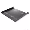StarTech.com bandeja para rack de servidor 1U – bandeja en voladizo universal ventilada para rack y armario de equipos de red de 19 pulgadas – acero de alta resistencia – capacidad de carga 44lb/20kg – bandeja de 16 pulgadas de profundidad, negro