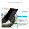 StarTech.com filtro de privacidad de 4 direcciones para iPad Pro de 12,9 pulgadas, 3.ª gen. y posteriores, para horizontal/vertical, táctil, ángulo de visión +/- 30°, bloquea hasta un 51 % de luz azul, mate