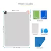 StarTech.com filtro de privacidad de 4 direcciones para iPad Pro de 12,9 pulgadas, 3.ª gen. y posteriores, para horizontal/vertical, táctil, ángulo de visión +/- 30°, bloquea hasta un 51 % de luz azul, mate