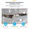 StarTech.com tarjeta PCIe USB Type-C de 4 puertos, USB 3.2 10Gbps, tarjeta de expansión USB-C PCI Express, 4 controladores USB independientes, Windows/Linux/macOS, conforme TAA