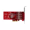 StarTech.com tarjeta PCIe USB Type-C de 4 puertos, USB 3.2 10Gbps, tarjeta de expansión USB-C PCI Express, 4 controladores USB independientes, Windows/Linux/macOS, conforme TAA