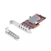 StarTech.com tarjeta PCIe USB Type-C de 4 puertos, USB 3.2 10Gbps, tarjeta de expansión USB-C PCI Express, 4 controladores USB independientes, Windows/Linux/macOS, conforme TAA