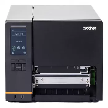 Impresora de etiquetas Brother TJ6421TN térmica directa / transferencia térmica color 203 x 300 DPI 304,8 mm/s con cable Ethernet LAN WLAN Bluetooth