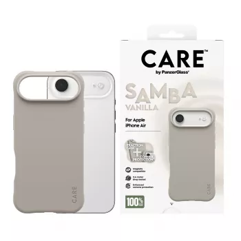 Funda PanzerGlass CARE by funda de moda Samba Vanilla MagSafe iPhone 17 Air