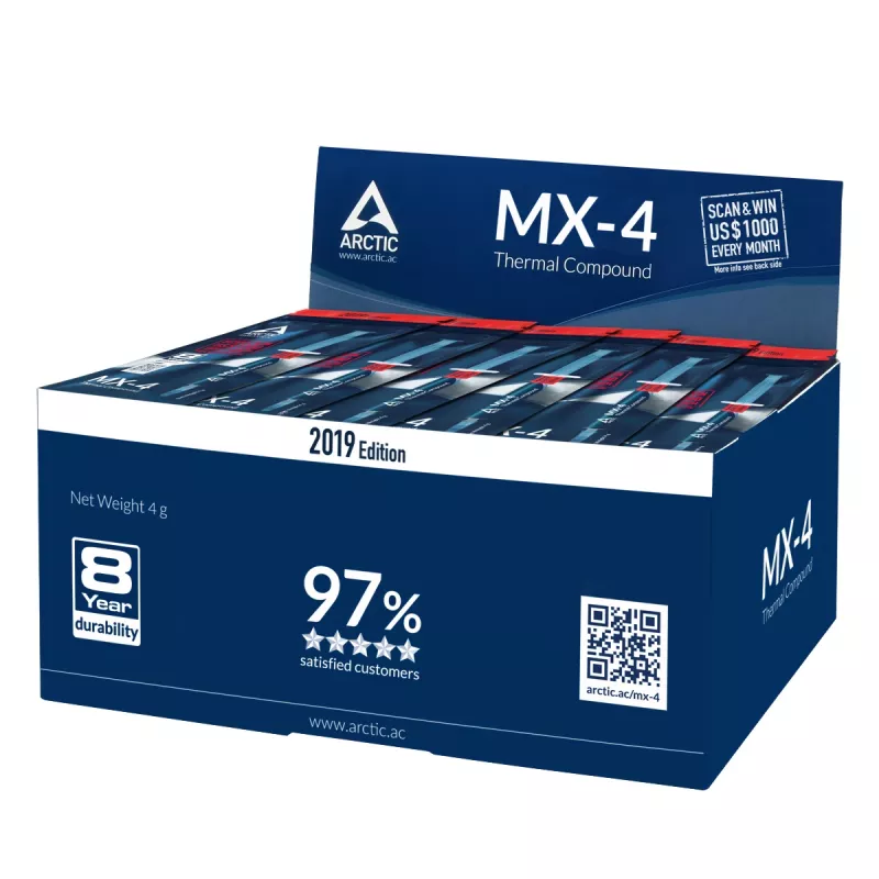 ARCTIC MX-4 (4 g) Edition 2019 – Pasta térmica de alto rendimiento