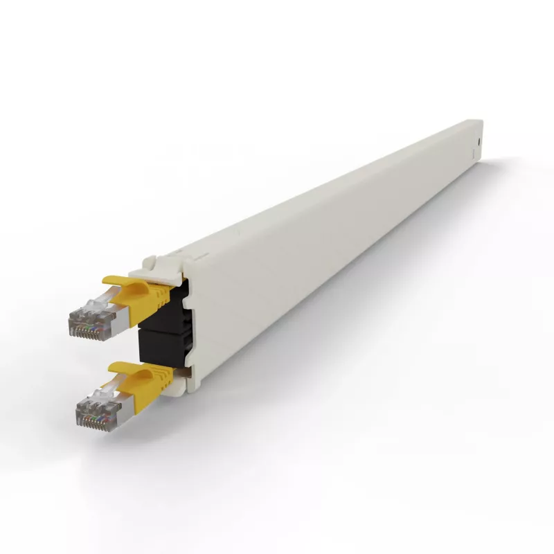 Cable de red PATCHBOX CONE30STPYL RJ-45 Cat6a 1,8 m amarillo