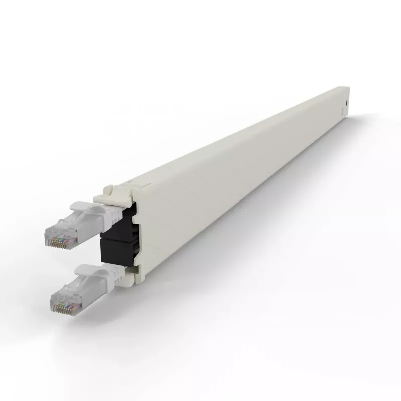 PATCHBOX patchbox.one CONE30UTPWH casete de cable de conexión, 30RU, Cat6a, UTP, blanco