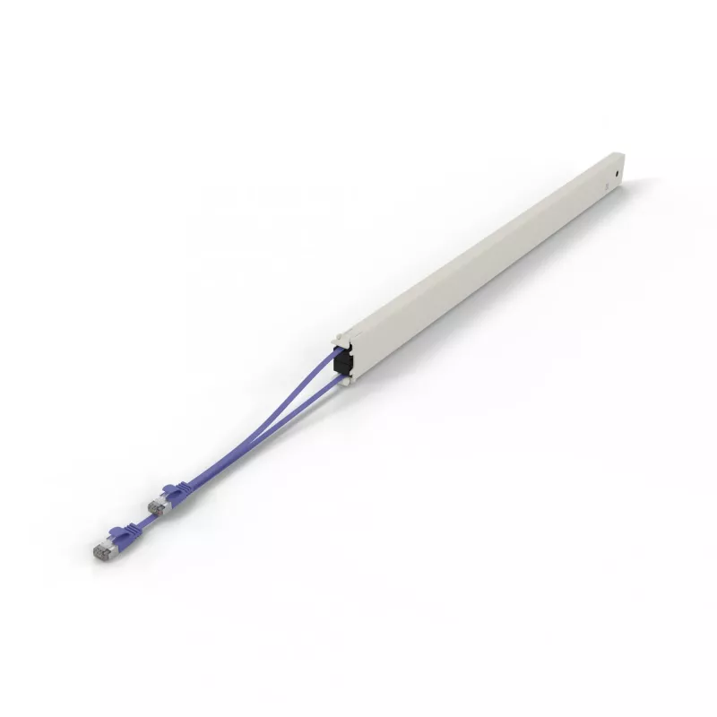 PATCHBOX patchbox.one CONE46STPVI casete de cable de conexión, 46RU, Cat6a, STP, violeta
