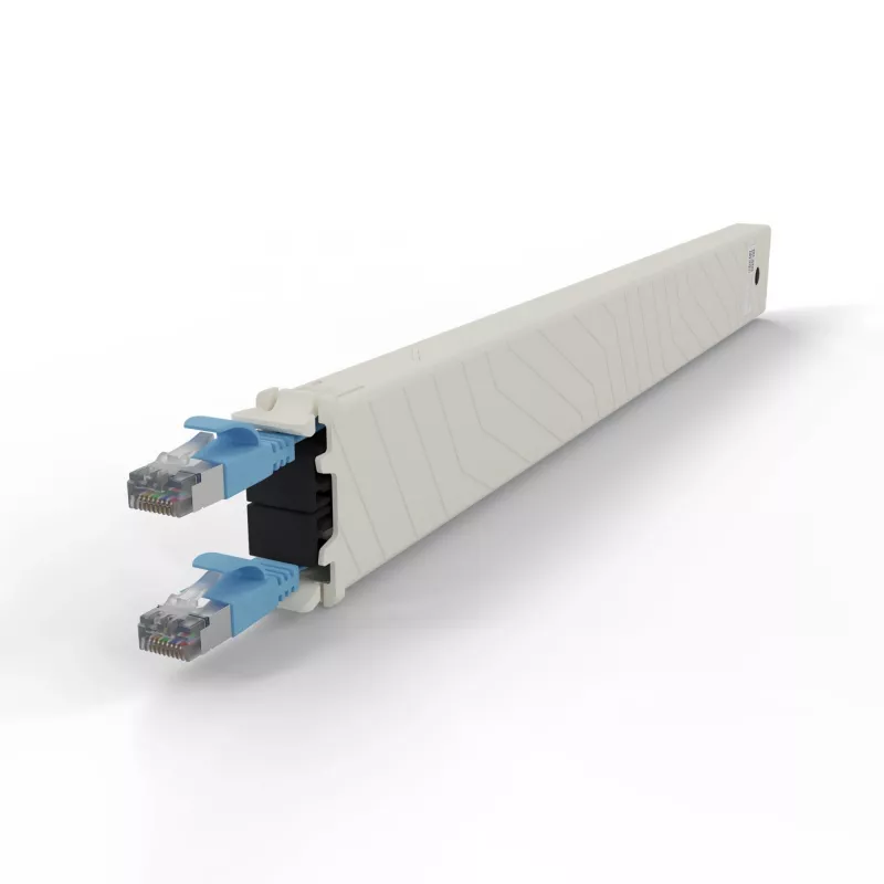 Cable de red PATCHBOX CONEX8STPBL RJ-45 Cat6a 0,8 m azul