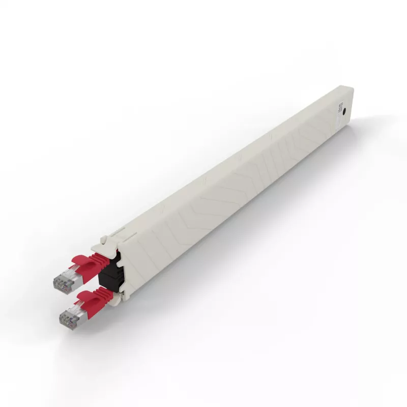 Cable de red PATCHBOX CONEX8STPRD RJ-45 Cat6a 0,8 m rojo