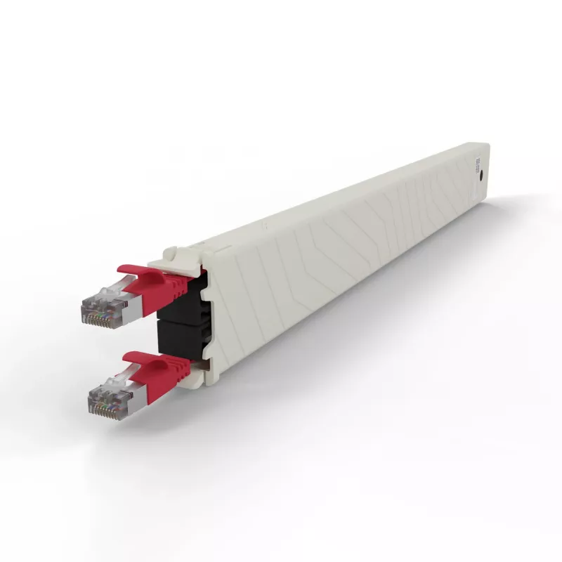 Cable de red PATCHBOX CONEX8STPRD RJ-45 Cat6a 0,8 m rojo