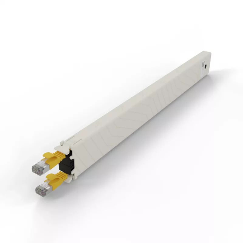 Cable de red PATCHBOX CONEX8STPYL RJ-45 Cat6a 0,8 m amarillo