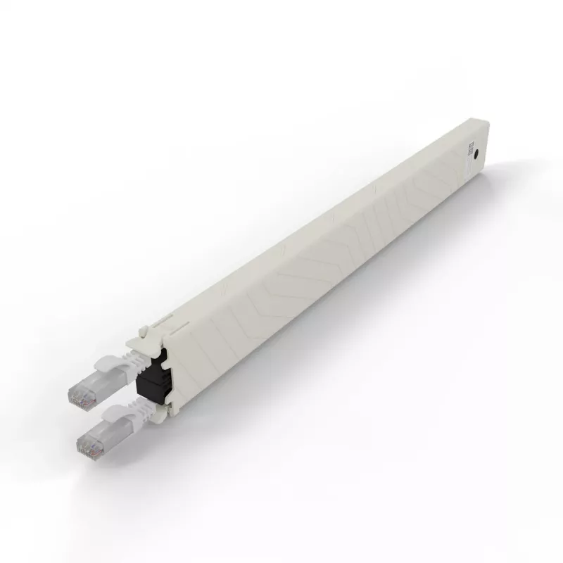PATCHBOX .one CONEX8UTPWH 8RU Cat6a UTP casete de cobre retráctil, blanco