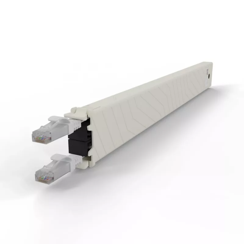PATCHBOX .one CONEX8UTPWH 8RU Cat6a UTP casete de cobre retráctil, blanco