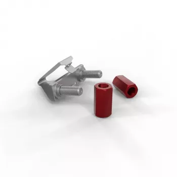 Tornillos y tuercas PATCHBOX dvmnt50RD M6 aluminio acero 50 uds.